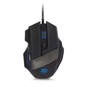 ACT AC5000 | Bedrade Gaming Muis | Rechtshandig | USB-A | 3200 DPI | Zwart - Afbeelding 1