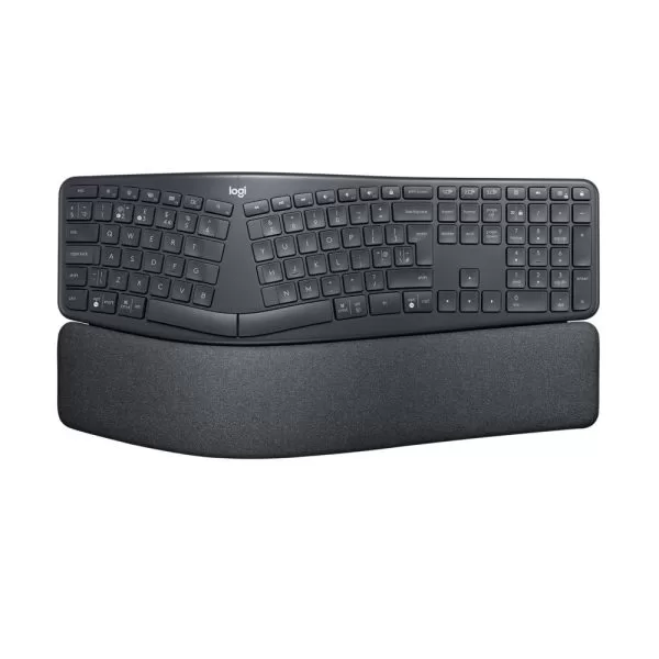 Logitech K860 Ergo | Draadloos Bluetooth Toetsenbord met Receiver | QWERTY - 0