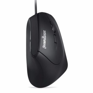 Perixx PERIMICE-515 II | Ergonomische Bedrade Muis | Rechtshandig | USB-A | 1600 DPI | Zwart - Afbeelding 1