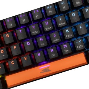 Baracuda DOLPHIN RGB 60% | Bedraad Gaming Toetsenbord | Blue Switches | Anti-Ghosting | QWERTY | Zwart - Afbeelding 4