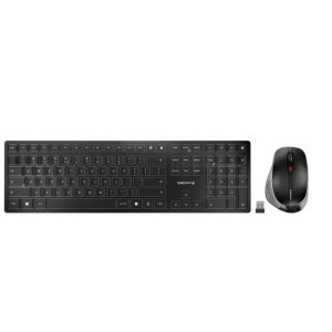CHERRY DW 9500 Slim | Toetsenbord en Muis | RF Draadloos + Bluetooth | QWERTY (Engels) | Zwart en Grijs - Afbeelding 1