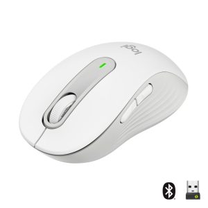 Logitech Signature M650 | Draadloze Muis | Rechtshandig | RF + Bluetooth | 2000 DPI | Wit - Afbeelding 1