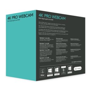 Logitech Brio Ultra HD Pro Zakelijk | 4K 30FPS USB Webcam met Microfoon - Afbeelding 8