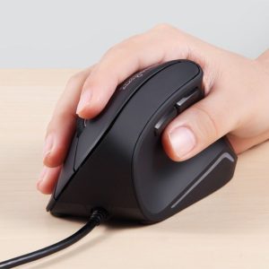 Perixx PERIMICE-515 II | Ergonomische Bedrade Muis | Rechtshandig | USB-A | 1600 DPI | Zwart - Afbeelding 6