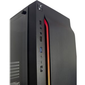 Inter-Tech A-3411 Creek RGB | Midi Tower | Zwart - Afbeelding 5