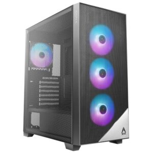 Azza Aero 480 RGB | Midi Tower Case | Zwart - Afbeelding 3