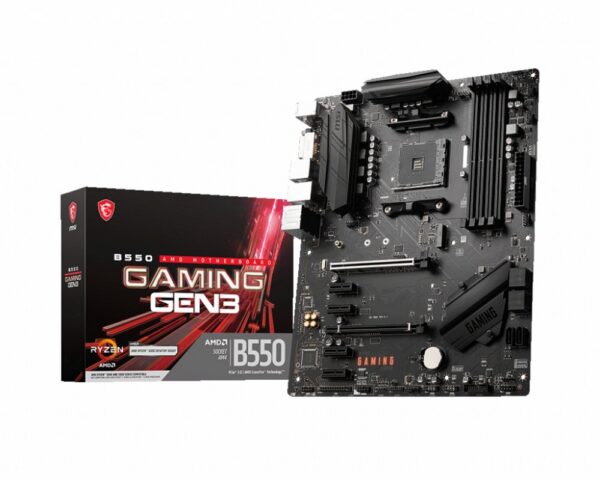 MSI B550 GAMING GEN3 | Socket AM4 | Intel B550 | 4xDDR4 | ATX | Moederbord - 0