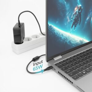 ACT AC2010 | Universele USB-C Notebook Lader | 65 Watt PDP | 2 Meter - Afbeelding 6