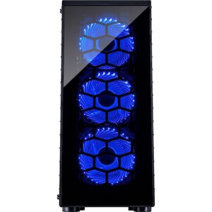 Inter-Tech CXC2 Blue Light | Midi Tower Case | Zwart - Afbeelding 13