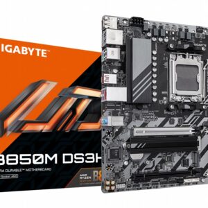GIGABYTE B850M DS3H | Socket AM5 | AMD B850 | 4xDDR5 | Micro ATX | Moederbord - Afbeelding 1