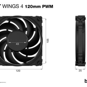 be quiet! Silent Wings 4 | 120mm PWM Case Fan | Zwart - Afbeelding 6