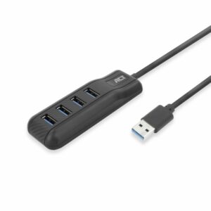 ACT AC6320 | USB 3.2 Gen 1 Interface Hub | Type-A | 5 Gbps | Zwart - Afbeelding 1