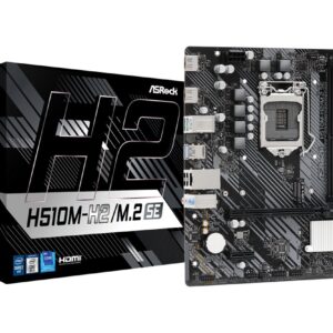 Asrock H510M-H2/M.2 SE | Socket LGA 1200 | Intel H470 | 2xDDR4 | Micro-ATX | Moederbord - Afbeelding 1