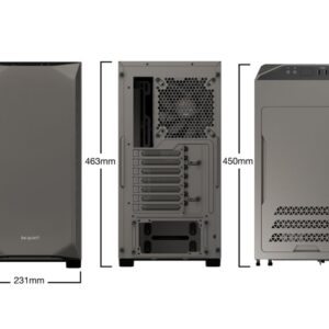 be quiet! Pure Base 500 Window | Midi Tower Case | Grijs - Afbeelding 3