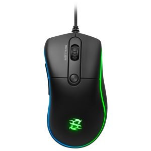 Sharkoon Skiller SGM2 | Bedrade Gaming Muis | USB-A | 6400 DPI | Zwart | RGB - Afbeelding 1
