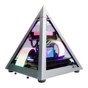 Azza Pyramid Mini | Mini-ITX Case | Grijs/Zwart - Afbeelding 1