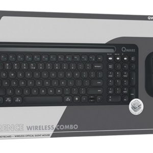 QWARE Wireless Desktop Combo Florence Zwart | Returned - Afbeelding 8