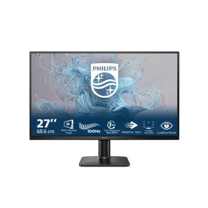 Philips 27E2N1100L/00 | 27" Full HD VA Monitor | 100Hz | 1ms | HDMI & VGA | Adaptive Sync | LowBlue Mode | Flicker-Free | Zwart - Afbeelding 1