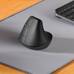 Logitech Lift | Ergonomische Draadloze Muis | Linkshandig | RF + Bluetooth | 4000 DPI | Grafiet - Afbeelding 4