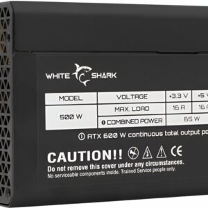 White Shark Colonel 2 | 600 Watt Bronze ATX PSU | Power Supply | Voeding - Afbeelding 6