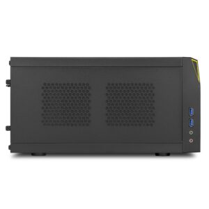 Sharkoon Shark Zone C10 | Mini-ITX Case | Zwart/Geel - Afbeelding 6