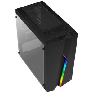 Aerocool Bolt | MicroATX/Mini-ITX Behuizing | RGB Frontpaneel | USB 3.2 & 2x USB 2.0 - Afbeelding 6