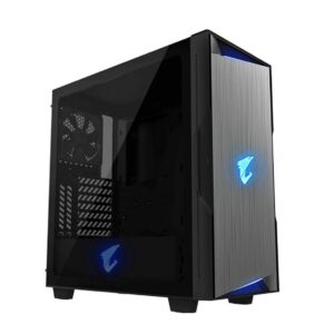Gigabyte AORUS C300 Glass | Midi Tower Case | Zwart - Afbeelding 1
