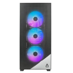 Azza Aero 480 RGB | Midi Tower Case | Zwart - Afbeelding 1