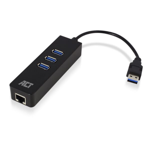 ACT AC6310 | USB 3.2 Gen 1 Interface Hub | Type-A | 5 Gbps | Zwart - 0