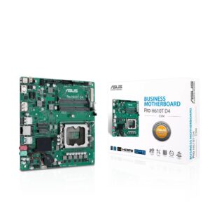 ASUS Pro H610T D4-CSM | Socket LGA 1700 | Intel H610 | 2xDDR4 | Mini-ITX | Moederbord - Afbeelding 4