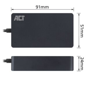 ACT AC2000 | Netvoeding | Binnengebruik | 45 W | Zwart - Afbeelding 5