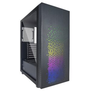 Azza Celesta RGB | Midi Tower Case | Zwart - Afbeelding 1