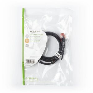 Nedis U/UTP Cat 6 Netwerkkabel | 1 m | Zwart - Afbeelding 3