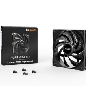 be quiet! Pure Wings 3 | 120mm PWM High Speed Case Fan - Afbeelding 4