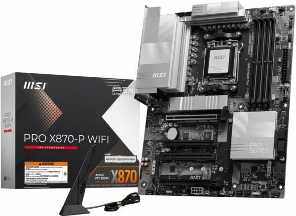 MSI PRO X870-P WIFI | Socket AM5 | AMD X870 | 4xDDR5 | ATX | Moederbord - 0