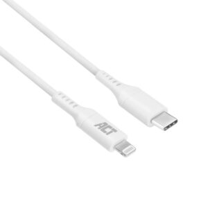 ACT kabel | USB-C naar Lightning | 1 m | Wit | AC3014 - Afbeelding 1