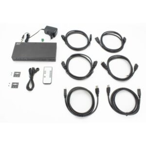 ACT AC7914 | KVM-Switch | 2-Poorts Dual HDMI | 4K@60Hz | USB 3.2 Gen1 | RS-232 | Zwart - Afbeelding 4