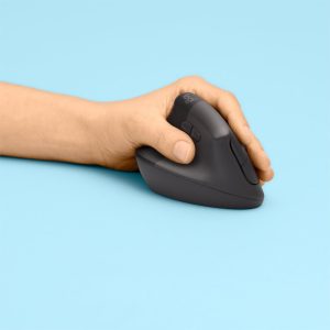Logitech Lift | Ergonomische Draadloze Muis | Linkshandig | RF + Bluetooth | 4000 DPI | Grafiet - Afbeelding 3