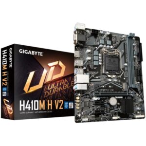 Gigabyte H410M H V2 | Micro-ATX Moederbord | Intel H410 | Socket LGA 1200 - Afbeelding 1