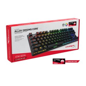 HyperX Alloy Origins Core | Bedraad Gaming Toetsenbord USB | QWERTY US | Zwart - Afbeelding 7