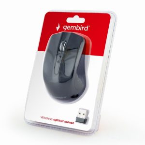 Gembird MUSW-4B-04 | Draadloze Muis | Links- en Rechtshandig | RF | 1600 DPI | Zwart - Afbeelding 5