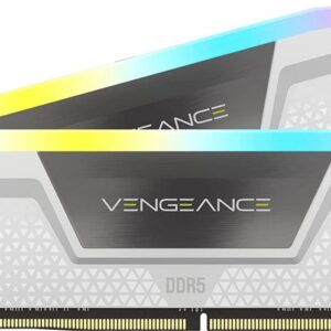 Corsair Vengeance RGB Wit | 32GB 2x16GB DDR5 | 5200MHz | DIMM | CL40 | Geheugenmodule | RAM - Afbeelding 1