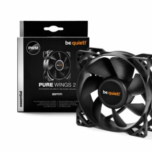 be quiet! Pure Wings 2 92mm PWM Case Fan | BL038 | 1900 RPM | 19.6 dB | Zwart - Afbeelding 3