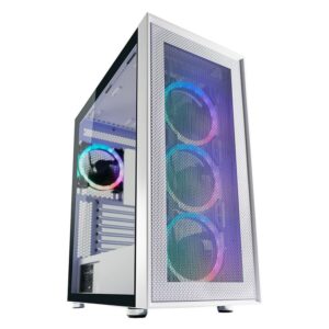 LC-Power White Wanderer X RGB | Midi Tower Case | Wit - Afbeelding 1