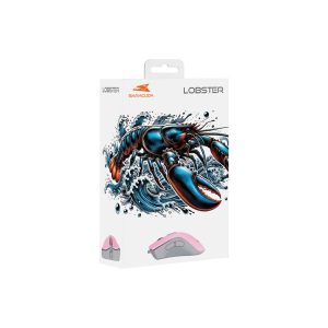 Baracuda LOBSTER RGB | Bekabelde Gaming Muis | USB-A | 6400 DPI | Roze - Afbeelding 7