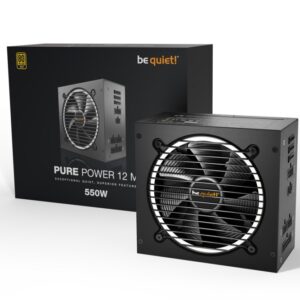 be quiet! Pure Power 12 M | 550 Watt Gold ATX 3.0 PSU | Power Supply | Voeding - Afbeelding 3
