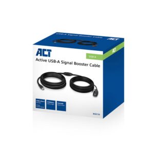 ACT AC6110 | USB 2.0 Booster | 10m | Zwart - Afbeelding 6