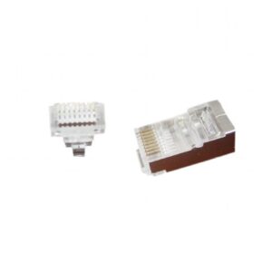 Gembird kabel-connector | RJ-45 | Bruin | Zilver | Transparant | LC-PTF-01/100 - Afbeelding 1