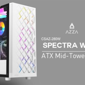Azza Spectra RGB | Midi Tower Case | Wit - Afbeelding 3
