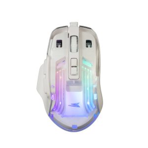 Baracuda ANGLERFISH RGB | Bedrade Gaming Muis | USB-A | 7200 DPI | Wit - Afbeelding 1